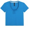 Spruce Fashion Drawcord Fitted Tee - 2 of 4