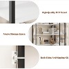 5 Tier Corner Bookshelf, 68.5" Tall L Shaped Bookcase, Metal Frame, Freestanding Display Shelf, for Home Office, Bedroom, Living Room, White - 2 of 4