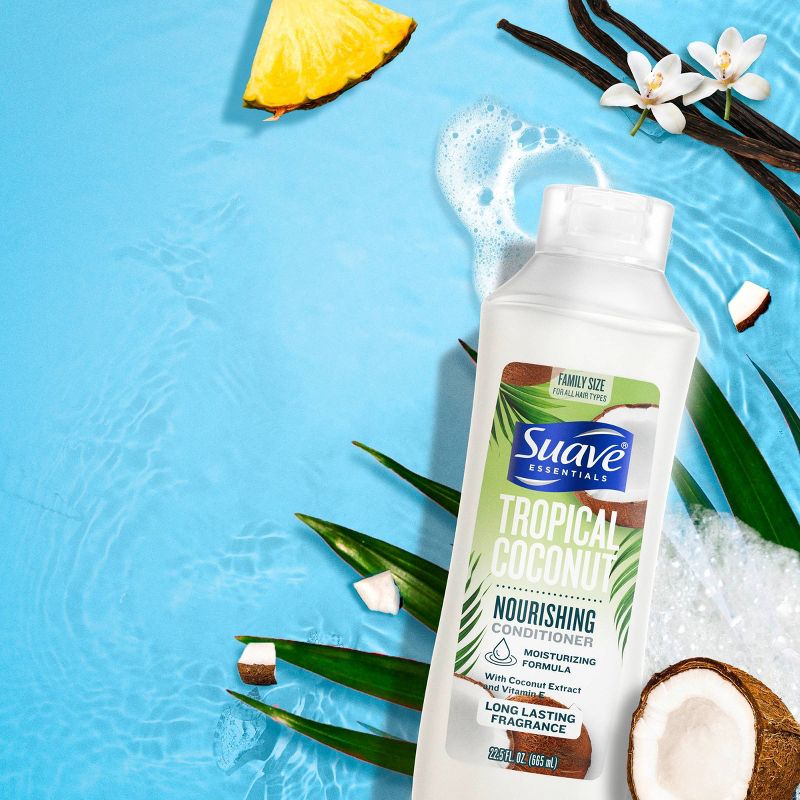 Suave Nourishing Conditioner Tropical Coconut - 22.5 fl oz, 5 of 9