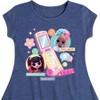 Girls' - LOL Surprise! - Cell Phone Chat Girls Fit & Flair Cap Sleeve Dress - 2 of 3