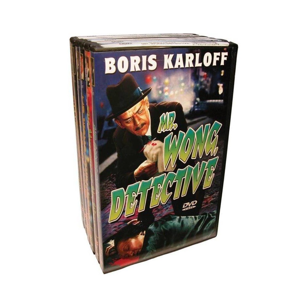 Mr Wong, Detective: Complete Collection (DVD)(2015) This specially-priced bundle-pack contains all six Mr. Wong mysteries, on 6-DVDs. Disc #1: Mr. Wong, Detective (1938, BandW): Boris Karloff stars in the title role of Mr. Wong, Detective, the first of six Mr. Wong mysteries that were based on the work of author Hugh Wiley. When the life of industrialist Simon Dayton (John Hamilton) is threatened , he makes an appointment with the one man who might be able to help him, the Oxford-educated Oriental sleuth Mr. James Lee Wong (Karloff). When Dayton is found murdered before he can keep his appointment, Police Captain Sam Street (Grant Withers) enlists Wong's help in solving the murder. Suspicion falls on a business contact who is quickly arrested and charged with Dayton's murder. But as the investigation continues, Dayton's remaining business partners both turn up dead. It will take all of Mr. Wong's abilities to discover why a piece of broken glass was found near each victim and to discover the identity of the real killer. Disc #2: The Mystery of Mr. Wong (1939, BandW): Detective James Lee Wong (Boris Karloff) must find the  Eye of the Daughter of the Moon,  a priceless but cursed sapphire stolen in China and smuggled to America. His search takes him into the heart of Chinatown and to the dreaded  House of Hate  to find the deadly gem before it can kill again. The popularity of Asian detectives such as Charlie Chan and Mr. Moto prompted Monogram Pictures to purchase the rights to Hugh Wiley's successful James Lee Wong character. Disc #3: Mr. Wong In Chinatown (1939, BandW): Boris Karloff stars as James Lee Wong in this thoughtful, action-packed mystery. The film gets off to a shocking start when Chinese Princess Lin Hwa (Lotus Long) makes an urgent visit to Wong's home where she is suddenly killed by a poisonous dart. Wong, together with hard-boiled Captain Street (Grant Withers) and ace reporter  Bobbie  Logan (Marjorie Reynolds) piece together a mysterious puzzle that involves airplane smuggling and international intrigue. Disc #4: Fatal Hour (1940, BandW): Boris Karloff stars as the clever detective James Lee Wong in the fourth entry of the Monogram series. When a police officer is murdered, Captain Street looks to Mr. Wong to catch the killer. Prime suspect: Frank Belden Jr., whose father is a businessman well known for both his success and dishonesty. Mr. Wong faces increasing danger and is nearly executed himself as the investigation develops in treachery and complexity. As Mr. Wong follows the trail of dead bodies, he uncovers a jewel smuggling ring on the San Francisco waterfront and a case much larger than the death of a police officer. With the major studios on hiatus from monster movies, Karloff demonstrates his range of acting in this series as the resourceful Mr. Wong. Directed by William Nigh, The Fatal Hour also stars Grant Withers as the Police Captain and Marjorie Reynolds as fast talking girl reporter Bobby Logan. Disc #5: Doomed To Die (1940, BandW): Boris Karloff returns to his role as the resourceful Oriental detective James Lee Wong in this fifth entry of the series. Shipping magnate Cyrus Wentworth is mysteriously shot in his office after his prize ocean liner is robbed and sunk. The obvious suspect is the son of his chief rival who is also engaged to Wentworth's daughter. Mr. Wong has different ideas and is determined to uncover the real culprit. Karloff's portrayal of Mr. Wong gave audiences a different side of the famed actor best known for his monster roles. Monogram Studios produced the series, created by Hugh Wiley and directed by William Nigh. Doomed to Die was Karloff's final appearance as Mr. Wong and features the return of Grant Withers as police captain Bill Street and Marjorie Reynolds as girl reporter Bobby Logan. Also of note is the appearance of character actor Henry Brandon (nee Kleinbach), best known for his role as the evil Barnaby in March of the Wooden Soldiers and as Fu Manchu in the Republic serial The Mask of Fu Manchu. Disc #6: Phantom of Chinatown (1940, BandW): World renowned archeologist Dr. Benton returns from Mongolia with a mysterious scroll and immediately dies a horrible death by poison while delivering a lecture. Detective Jimmy Wong (Keye Luke) is called in to solve the case. With the help of Captain Street (Grant Withers) and Benton's beautiful secretary (Lotus Long), Jimmy bes a human decoy to set a trap for the killer. This is the sixth and final episode of Monogram's Mr. Wong series featuring the Asian detective. Originally conceived for Boris Karloff, the script was rewritten for a younger actor, and presented as a prequel to the five previously released films. Keye Luke, best known for his portrayal as Charlie Chan's Number One Son, appears in what is his only starring role.