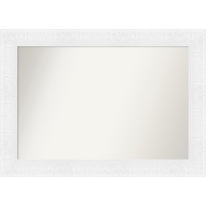 Amanti Art Luxe Non-Beveled Framed Bathroom Vanity Wall Mirror - 1 of 4