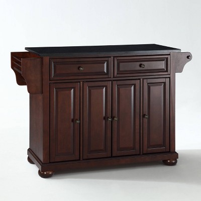Alexandria Granite Top Full Size Kitchen Island/Cart - Crosley