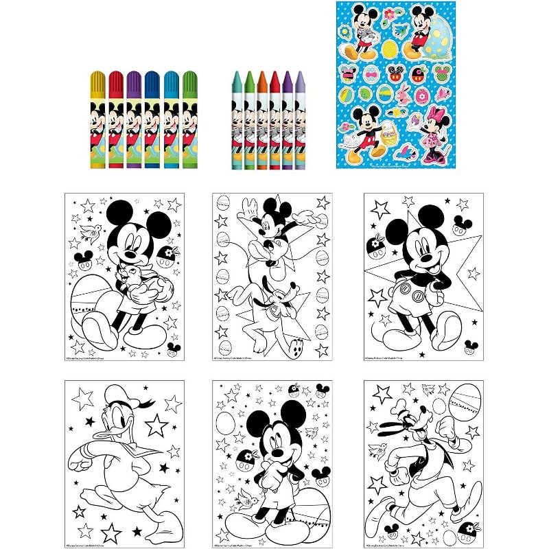 Disney Mickey Activity Egg Craft Kit | Coloring Pages | Stickers | Markers | Crayons, 2 of 5