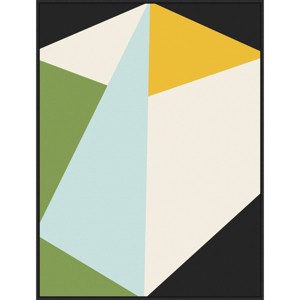 32" x 42" Bold Graphic I by The Creative Bunch Studio Framed Canvas Wall Art Print - Amanti Art: Modern Lithograph, Vertical Layout - 1 of 4