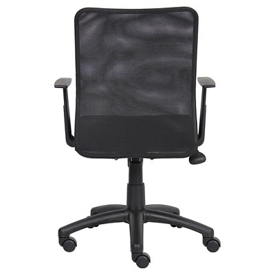 Black Mesh Swivel Office Task Chair with Arms