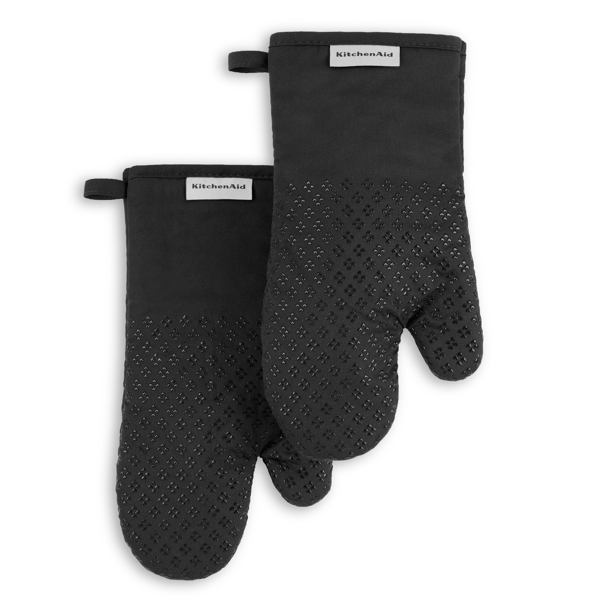 KitchenAid Asteroid Oven Mitt 2-Pack, Black
