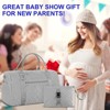 Itopfox Large Tote Diaper Bag for Mom and Baby, Hospital Bag for Twins or 2 Kids, Multi-Pocket Travel Diaper Bag with Insulated Bottle Pockets - 2 of 4