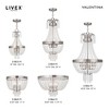 Livex Lighting Valentina 3 - Light Flush Mount in  Brushed Nickel - 4 of 4