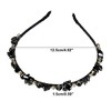 Unique Bargains Women's Bling Unspecified Shapes Rhinestone Headband 4.92"x0.59" 1Pc - image 4 of 4