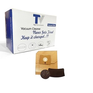 Topvacuumparts Replacement Part For Bissell 5Pk Paper Bags with 1 Pre-Motor Filter and 1 Post-Motor Filter for Models 4122# compare to part 1480 - 1 of 3