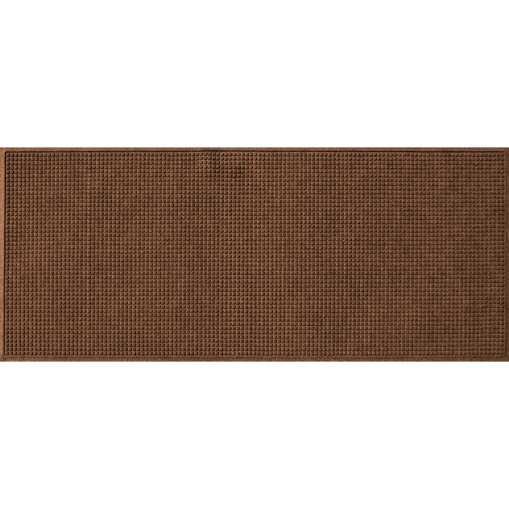 Photos - Doormat Bungalow Flooring WaterHog 2'x5' Runner Squares Indoor/Outdoor  Dark Brown 