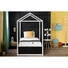 Sweedi House Kids' Bed Pure White - South Shore: Montessori Floor Bed, Toddler Canopy, Twin Size, Wood Frame - 3 of 4