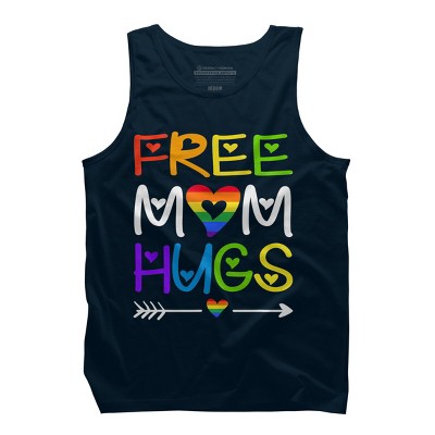 Adult Design By Humans Rainbow Free Mom Hugs Pride Arrow By Avocato Tank Top