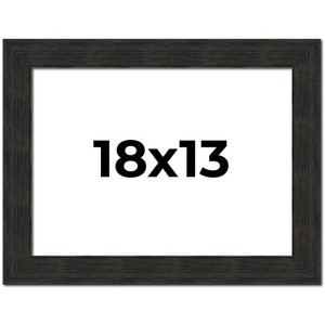 PosterPalooza | Contemporary Black Picture Frame - UV Acrylic, Backing Board, Hanging Hardware Included - 1 of 4
