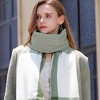 Anna-Kaci Women's Striped Scarf with Soft Cozy Fabric Two-Tone Design and Fringe Trim Detailing - 3 of 4