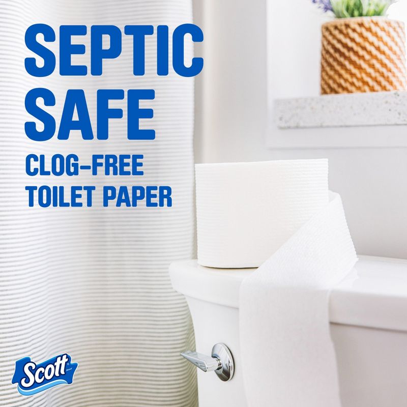 Scott ComfortPlus Septic-Safe 1-Ply Toilet Paper, 5 of 14