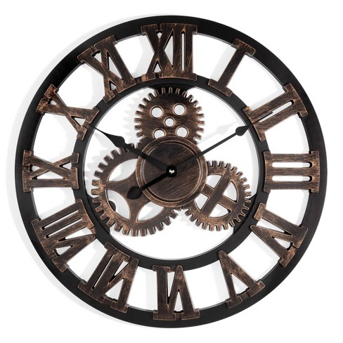 20 Wall Clock with Raised Gears/Numbers - Westclox
