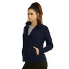 Sofra Women's Polar Fleece Full Zip Up Winter Jacket - 2 of 4