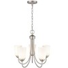 Millennium Lighting Ivey Lake 5 - Light Chandelier in  Satin Nickel - 3 of 4