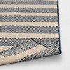 Thick Striped Woven Rectangular Outdoor Area Rug Blue - Threshold™ designed with Studio McGee - 4 of 4