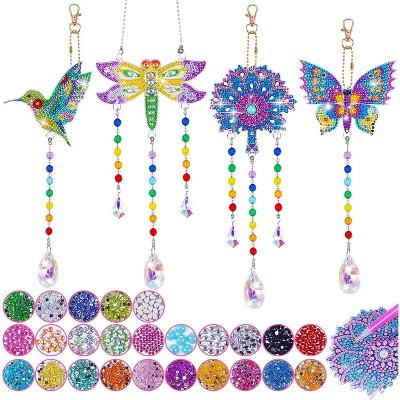 FUNFORFUN Craft Kit for Girls Ages 8-12, Gifts for 3-12 Year Old Girls, Diamond Art Painting Kit Birthday Gifts for 6 7 8 9 10 Year Old Girls