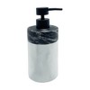 Cameo 4pc Bathroom Set Soap/Lotion Dispenser, Soap/Sponge Dish, Toothbrush Holder, Tumbler, Non-Slip Protective Silicone Feet - 2 of 4