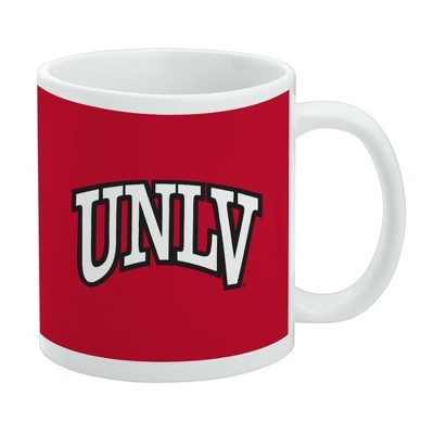 University of Nevada Las Vegas Primary Logo Ceramic Coffee Mug Novelty Gift Mugs for Coffee Tea and Hot Drinks 11oz White