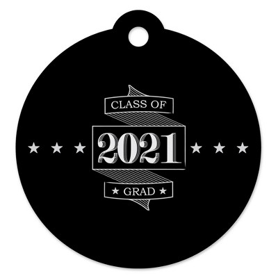 Big Dot of Happiness Graduation Cheers - 2021 Graduation Party Favor Gift Tags (Set of 20)