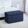 30" Storage Ottoman Bench, Ottoman with Storage, Ottoman Bench, Hold up to 660lb for Living Room - 2 of 4