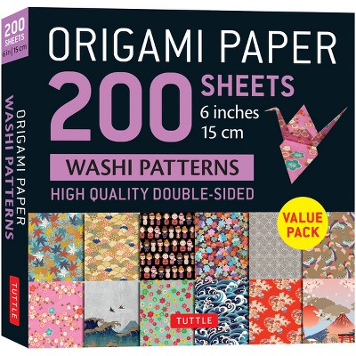 200 Sheets Origami Paper One Sided Craft 15cm 5.9 Floral Flower