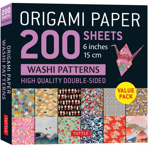 Origami Paper Gift Set Flower Patterns Complete Collection 15cm Square 200 Sheets 