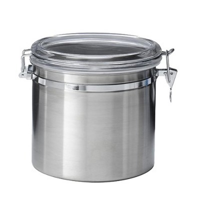 Jumbo Stainless Steel Kitchen Canister : Target