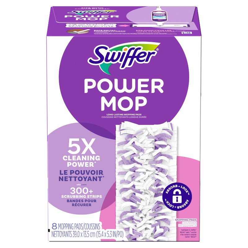 Swiffer Power Mop Multi-Surface Mopping Pad Refills for Floor Cleaning, 3 of 16
