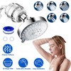 iMountek"20-Stage High-Pressure Filtered Shower Head with 5 Modes, 360° Rotatable, Removes Chlorine & Impurities"Silver - 2 of 4