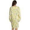 Just Love Womens Nightgown - Long Sleeve Henley Oversized Sleepwear Gown - 3 of 3