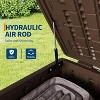 130 Gallon Outdoor Waterproof Storage Box for Lockable Package Delivery Patio Storage Box Cushions, Throw Pillows, Garden Tools and Pool Floats - 4 of 4