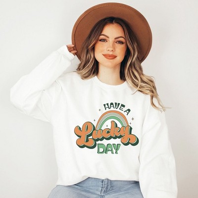 Simply Sage Market Women's Graphic Sweatshirt Have A Lucky Day