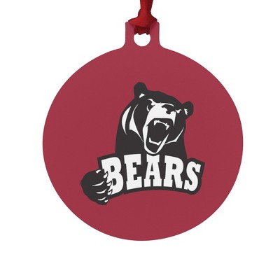 Lenoir-Rhyne University Primary Logo Aluminum Holiday Christmas Tree Ornament
