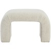 Meridian Furniture,Niagara Boucle Fabric Bench - 3 of 4