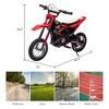 Kids Ride On Electric Motorcycle,250W Motor 13.6MPH Fast Speed Dirt Bike, Off-Road Bike,Twist Grip Throttle, Air-Filled Tires,for Teens - 4 of 4