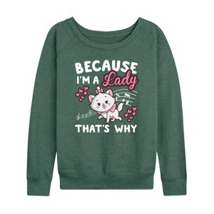 Women's - Disney - The Aristocats Lightweight French Terry Slouchy - 1 of 4