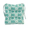 Blazing Needles, 16-inch Spun Polyester Outdoor Square Tufted Chair Cushions (Set of 2) - 2 of 2