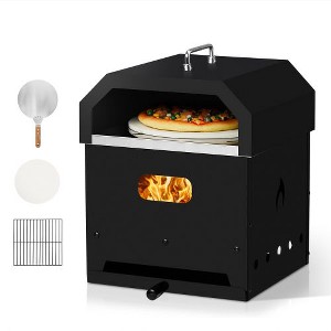 Karl Home Outdoor Detachable Pizza Oven With Pizza Stone Cooking Grill Grate - 1 of 4