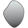 Aghana Digitals Matte Black Wall Mirror - 23.6x19.7in Synthetic Glass, PVC Frame, Indoor Bathroom - 3 of 4