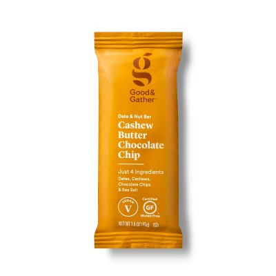 Cashew Butter Chocolate Chip Date & Nut Bar - 1.6oz - Good & Gather™