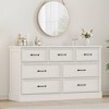 7 Drawer Dresser,55" Wide 7 Chest of Drawers Storage with Sturdy Foundation - 2 of 4