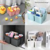 Aoibox Portable Shower Caddy Basket with Handle, Plastic Cleaning Organizer Storage Tote for Bathroom, College, Dorm Room Essentials - 4 of 4