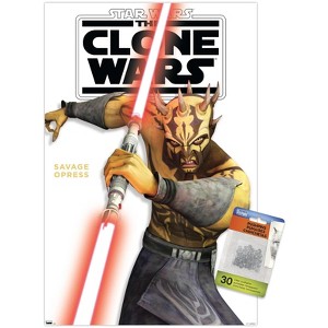 Trends International Star Wars: The Clone Wars - Savage Opress Feature Series Unframed Wall Poster Prints - 1 of 4