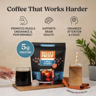 Bulletproof Creatine + Enhanced Instant Coffee - 5.8oz